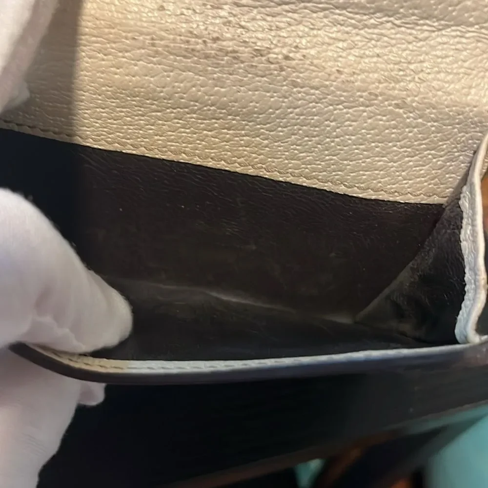 Gucci Wallet Purse GG Beige Brown Woman unisex Authentic Used T256 - with Code. - Picture 4 of 10